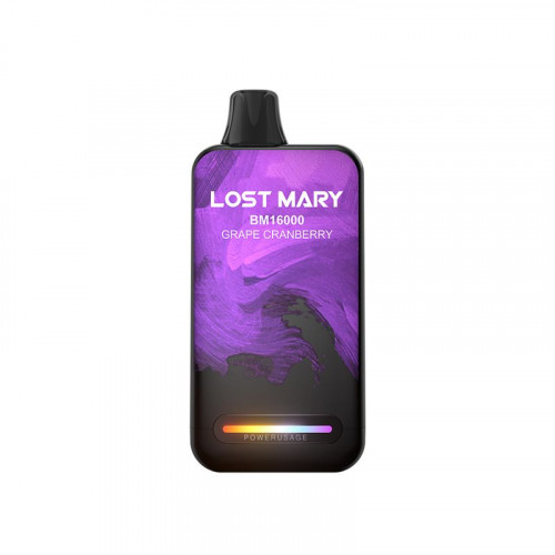 Электронная сигарета LOST MARY BM 16000 Grape Cranberry (Лост Мери Виноград Клюква)